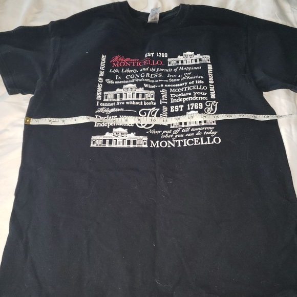 Monticello T shirt Size Medium with cute back logo - Picture 4 of 6